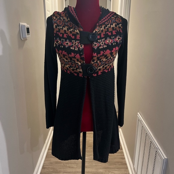 RXB Black and Multicolor Cardigan - Picture 2 of 6